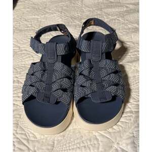 Ryka Women's Size 9 Blissful Fisherman Sandal Blue New